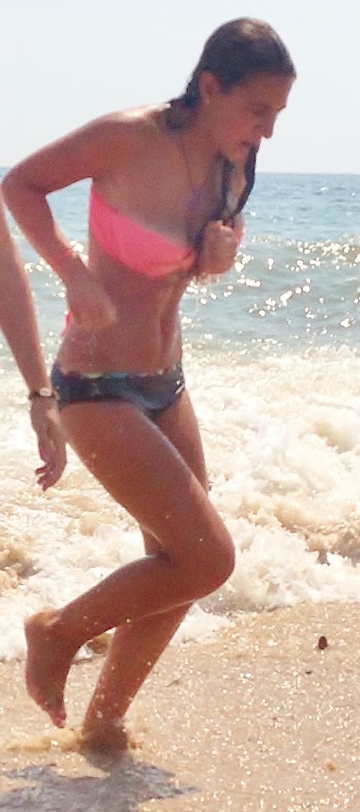 right out the water