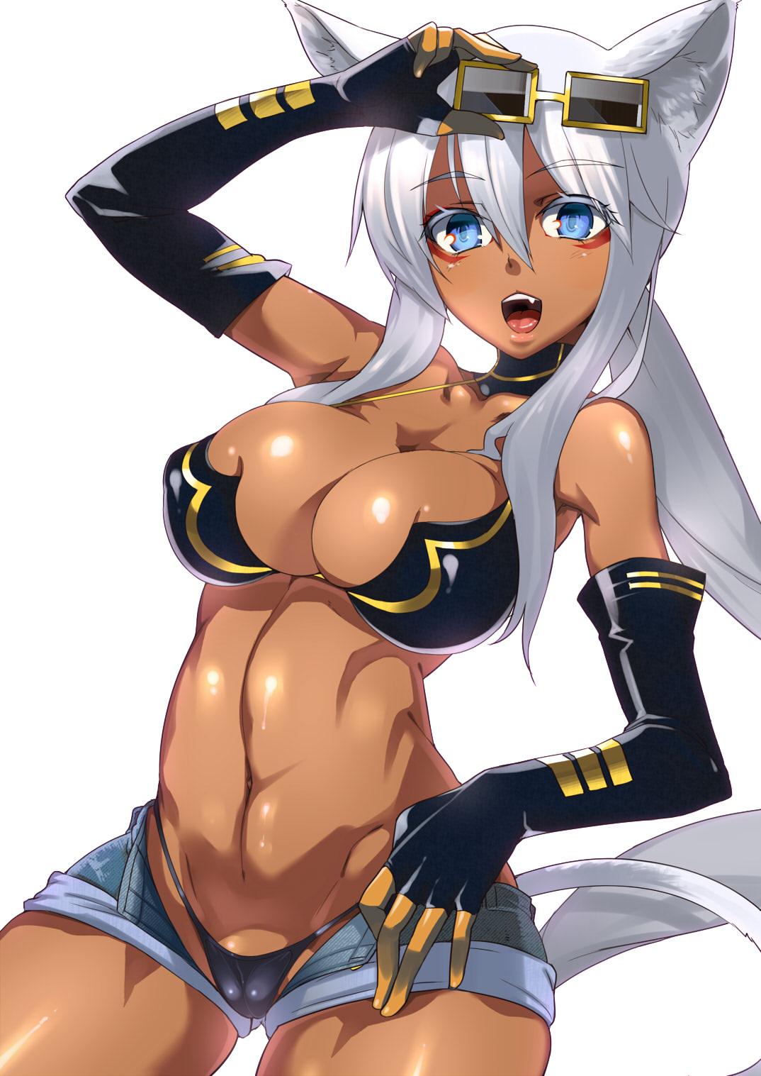 Stunning big tits in this amazing g-string picture