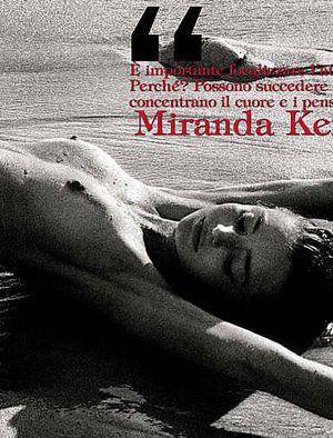 Miranda Kerr in bikini and topless scans