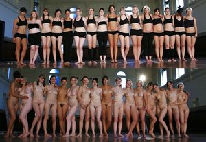 big group of girls on and off