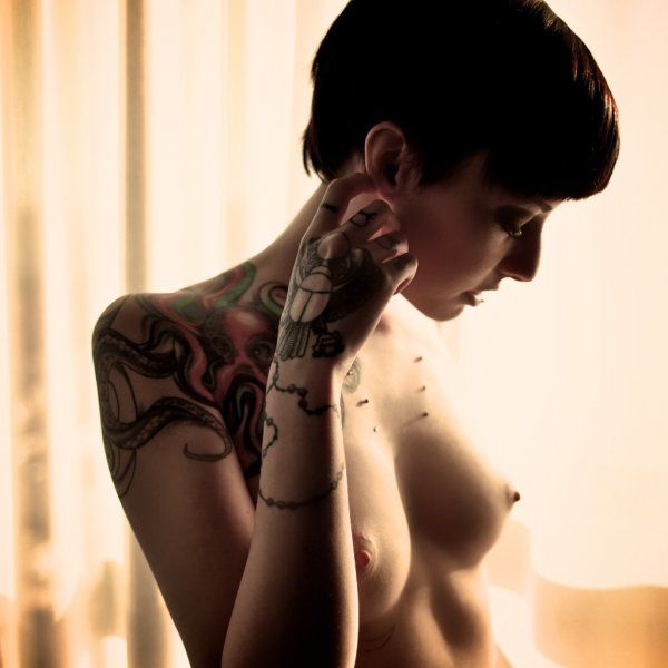 Gorgeous emo jugs in incredible novice picture