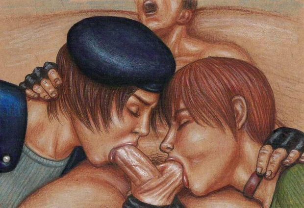 Awesome deepthroat fucking picture