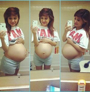 Fabulous brunette teen in awesome amateur selfshot pic