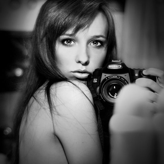 Awesome picture with a hot brunette