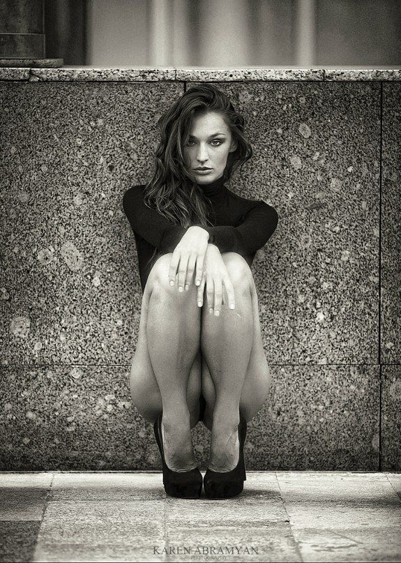 black and white