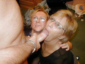 Awesome blowjob pic with superb blonde mother