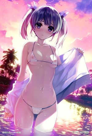 Hot big tits in awesome hentai panties pic