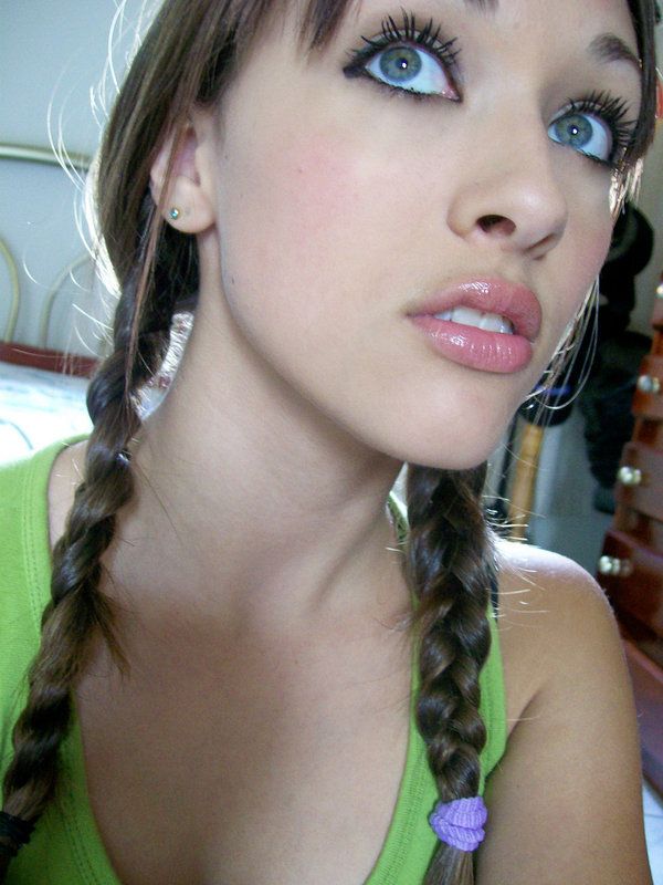 Lovely brunette in this hot photo