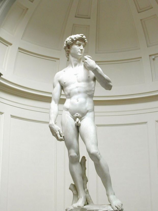 Penises. Hundreds and hundreds of penises.  Penises sculpted from marble and stone. Penises lovingly cast in bronze. Even itty bitty Cherubs