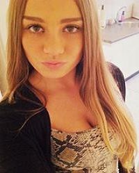 Hot selfshot picture featuring gorgeous blonde teen