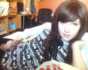 Incredible amateur photo featuring beautiful tranny teen rookie