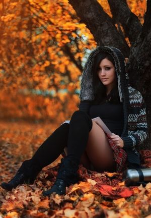 autumn schoolgirl