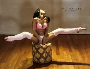 On a footstool by Diana Lee Photography on Flickr. girls4contortion.com