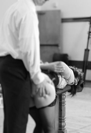 i love being bent over a table...