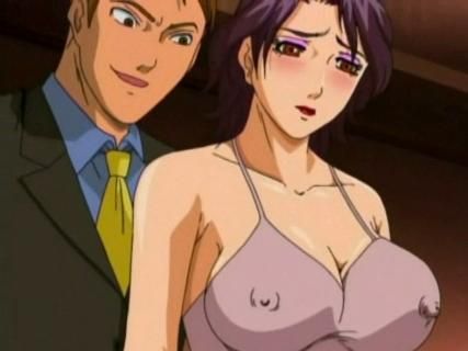 Sexy hentai lady with awesome big tits and hard nipples