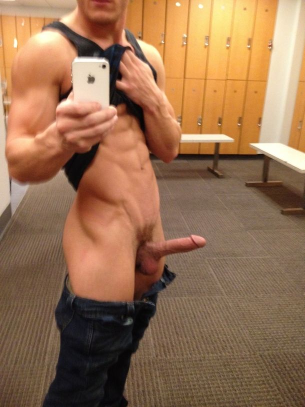 Locker room shot