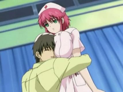 Hentai nurse with hot gigantic tits