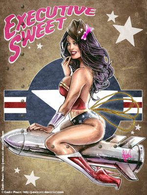 Wonder Woman pin-up