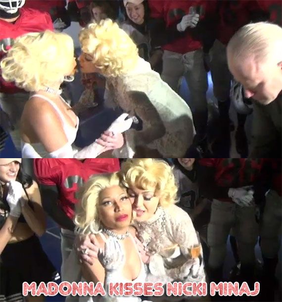 Madonna Kisses Nicki Minaj for her birthday