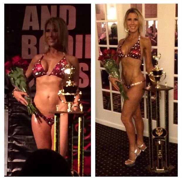 51 years old and first place in a bikini competition