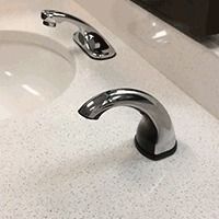 The soap dispensers are not suitable for work