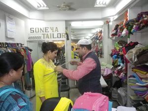 Tailor shop guy taking measurements from paki girl, I never given like this, we just give another old blouse for measurements.. Pakistan so advanced :) If you love Pinay girls visit another tumblr blog