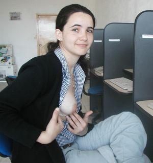 MNC girl showing her boobs