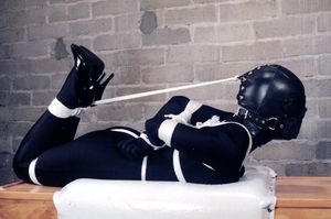 Hogtied Sensory depravation