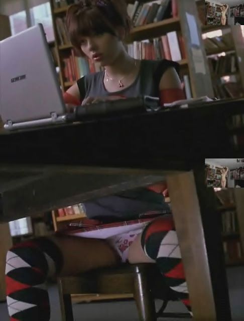 Scarlett Johansson showing panties - The Perfect Score & Nanny Diaries