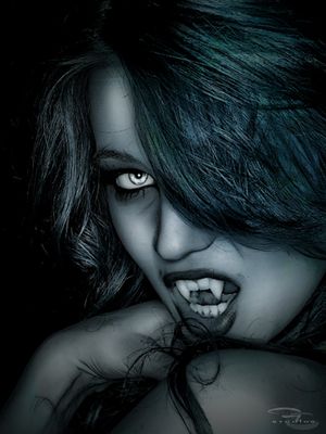 Cora Vampire Photoshoot