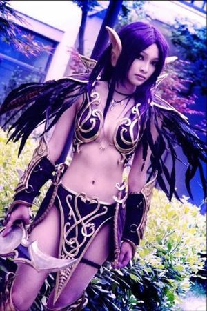 Night Elf World of Warcraft Scarlet Saville