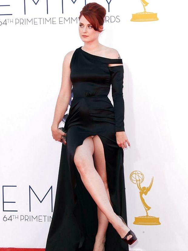 Emma Stone upskirt