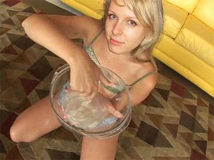 she loves to drink cum