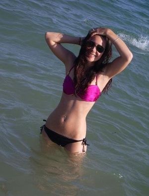 Hot asian chick having her pussy wet