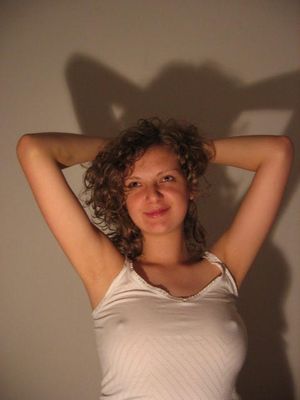 Pokies with arms over head