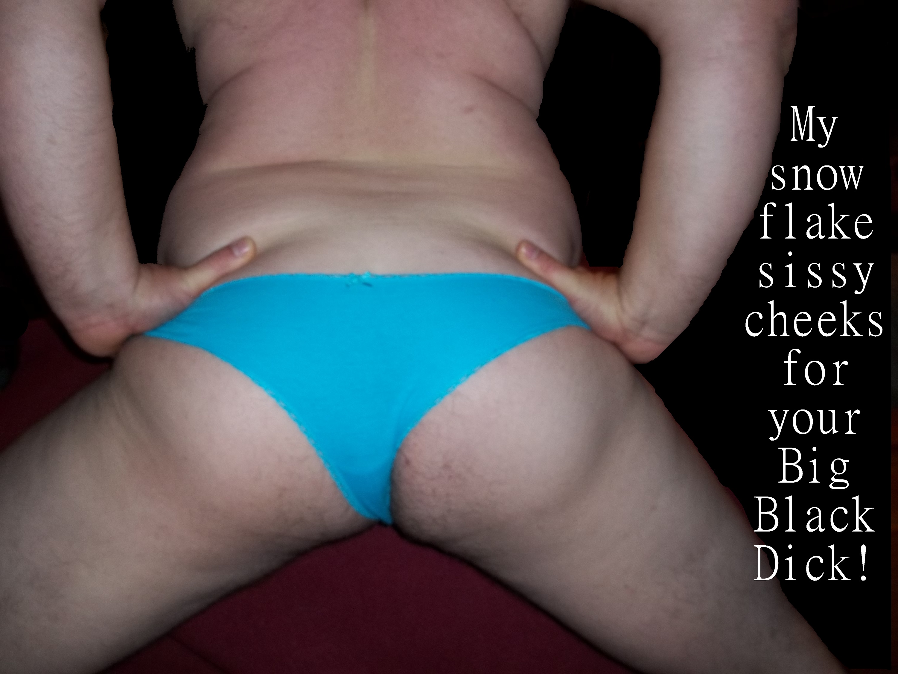 my plump little bum with a naughty caption