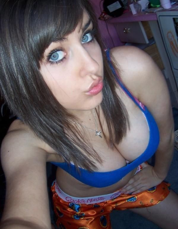 Eyes and tits, tits and eyes