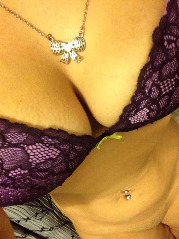horny slut showing off to me on kik