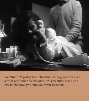 Talking to hubby while getting fucked