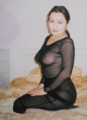 hot wife in seethrough dress