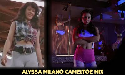 Alyssa Milano cameltoe mix