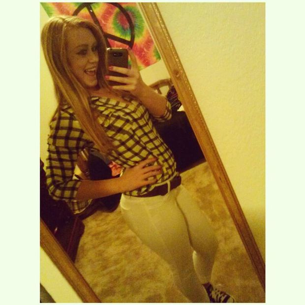 big hips and ass in tight white jeans