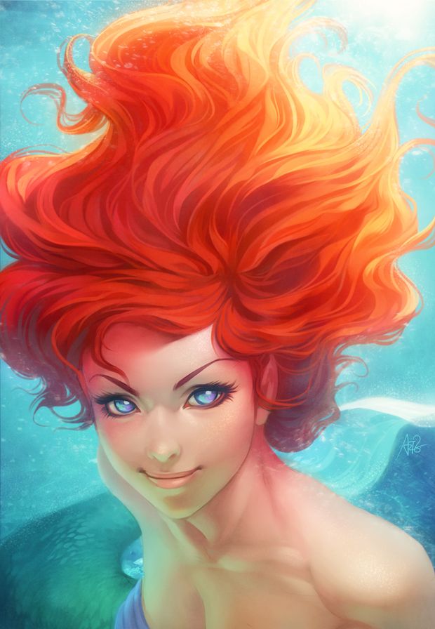 Little Mermaid all done up