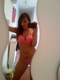 Sasha Steel MFC in lingerie fully clothed