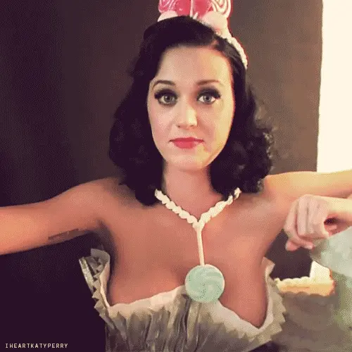 Katy Perry agreeing that she has great tits.
