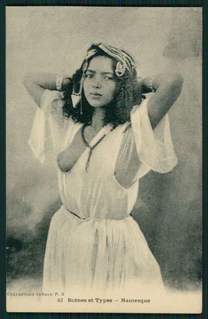 North African nude. Mauresque.