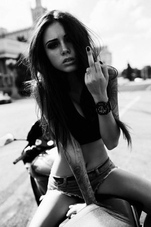 Awesome expressive babe who his so fucking cute with her attitude, short cutoffs