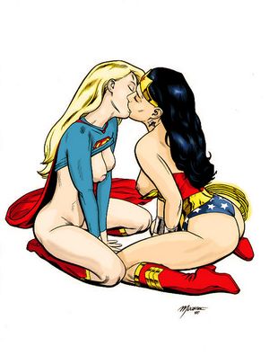 Supergirl and Wonder Woman
