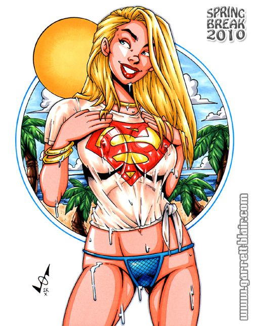 Spring Break Supergirl