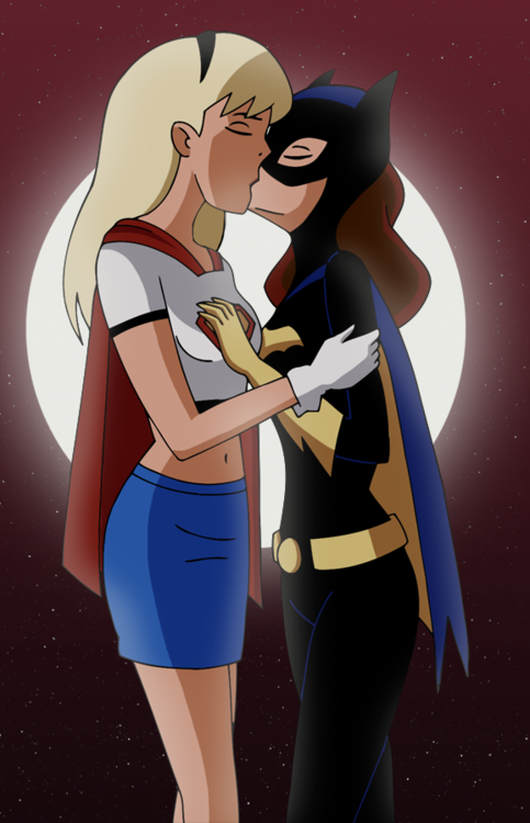 Glee-chan's Glee Rants, Supergirl kisses Batgirl by Glee-chan